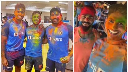 നിറങ്ങളില് മുങ്ങി രോഹിത്തും ഗില്ലും! ഡാന്സ് കളിച്ച് വിരാട് കോലി; ഇന്ത്യന് ടീമിന്റെ ഹോളി ആഘോഷം കാണാം- വീഡിയോ