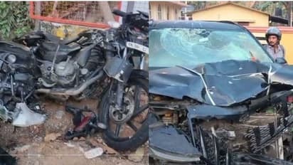 വളവ് തിരിഞ്ഞെത്തിയ കാര് ബൈക്കുകളിൽ ഇടിച്ചുകയറി രണ്ട് യുവാക്കൾ മരിച്ചു