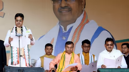 Manik Saha takes oath as Chief Minister of Tripura for second consecutive time