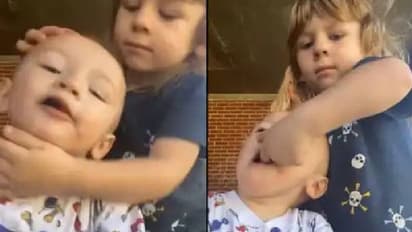 കുഞ്ഞനുജൻ കളിപ്പാട്ടം വിഴുങ്ങി; രക്ഷകനായത് മൂന്നുവയസ്സുകാരൻ