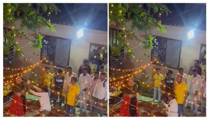 ആടിപ്പാടി കോൺഗ്രസ് നേതാവ്, നർത്തകിക്ക് നേരെ കറൻസി നോട്ടുകൾ വാരിയെറിഞ്ഞു; മാപ്പ് പറയണമെന്ന് ബിജെപി