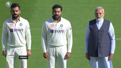 അഹമ്മദാബാദ് ടെസ്റ്റ്: ദേശീയ ഗാനത്തിന് ടീമുകള്‍ക്കൊപ്പം മോദിയും ഓസ്‌ട്രേലിയന്‍ പ്രധാനമന്ത്രി അല്‍ബനീസും- വീഡിയോ