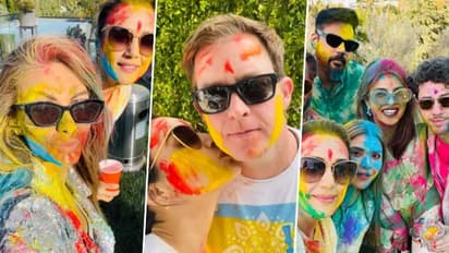 Video and pictures: Preity Zinta-Gene Goodenough at Priyanka Chopra-Nick Jonas's Holi party in LA