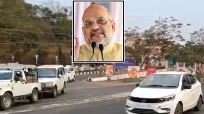 ಗೃಹ ಸಚಿವ ಅಮಿತ್ ಶಾ ಭದ್ರತೆಯಲ್ಲಿ ಲೋಪ, ಬೆಂಗಾಲು ವಾಹನ ಹೋಗುವಾಗ ನುಗ್ಗಿದ ಖಾಸಗಿ ಕಾರು!