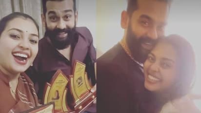 ആദ്യമായി ഒന്നിച്ചൊരു ട്രെയിൻ യാത്ര; സന്തോഷം പങ്കുവെച്ച് യുവയും മൃദുലയും