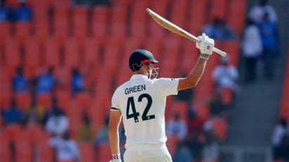 முதல் முறையாக இந்தியாவுக்கு டூர் வந்த கேமரூன் க்ரீன் - பவுண்டரியுடன் முதல் சதமடித்து சாதனை!