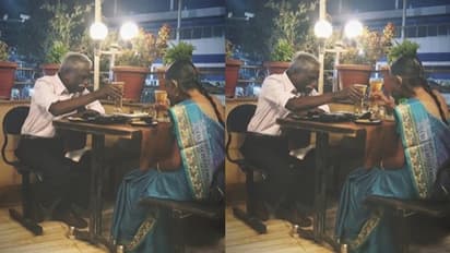 'ചിയേഴ്സ് ഡിയര്‍'; വൃദ്ധദമ്പതികള്‍ ഒന്നിച്ചിരുന്ന് ബിയര്‍ കഴിക്കുന്ന വീഡിയോ വൈറലാകുന്നു...