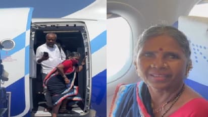 முதல் முறையாக விமானத்தில் செல்லும் பிக்பாஸ் போட்டியாளர்... இணையத்தில் வைரலாகும் வீடியோ!!