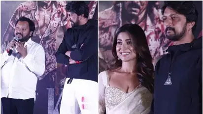 Kabzaa; ಬೇಗ ಎಲ್ಲರೂ ಕನ್ನಡ ಕಲಿಯಿರಿ; ಸುದೀಪ್ ಭಾಷಾಂತರಕ್ಕೆ  ಹಿಂದಿ ಮಂದಿ ಶಾಕ್ 