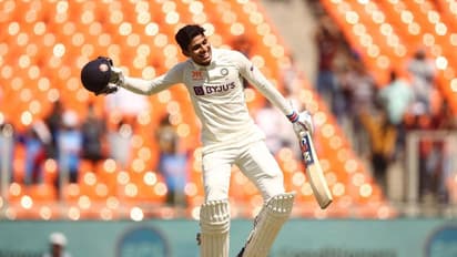 ഗില്ലിന് സെഞ്ചുറി, പൂജാര പുറത്ത്; അഹമ്മദാബാദ് ടെസ്റ്റില്‍ തിരിച്ചടിച്ച് ഇന്ത്യ