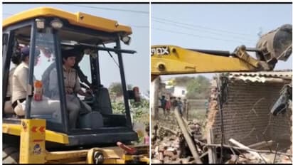 പെണ്കുട്ടിയെ കൂട്ടബലാത്സംഗം ചെയ്തു; പ്രതിയുടെ വീട് ബുൾഡോസർ ഉപയോഗിച്ച് തകർത്ത് വനിതാ പൊലീസുകാർ