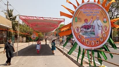 ಪ್ರಧಾನಿ ಮೋದಿ ಭೇಟಿ: ಸಕ್ಕರೆ ನಾಡು ಮಂಡ್ಯ ಕೇಸರಿಮಯ..!