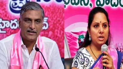 ఢిల్లీ లిక్కర్ స్కాం: కేసీఆర్తో హరీష్ రావు, కవిత భేటీ