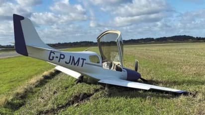 വിമാനം തകരാറിനെ തുടര്ന്ന് ഇടിച്ചിറക്കി തകര്ന്നു; പരിക്കില്ലാതെ യാത്രക്കാരനെ രക്ഷിച്ചത് പൈലറ്റിന്റെ മികവ്