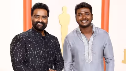 Oscars 2023: Naatu Naatu singers Rahul Sipligunj, Kaala Bhairava give an electrifying stage performance