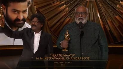 Naatu Naatu wins Oscar: జయహో ఆర్ ఆర్ ఆర్... నాటు నాటు కి ప్రతిష్టాత్మక ఆస్కార్ అవార్డు