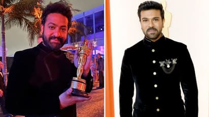 Naatu Naatu wins Oscars 2023: NTR Jr posted picture with award; Ram Charan shares heartfelt note