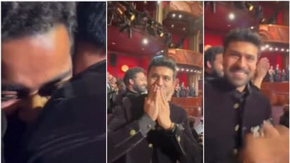 Oscar 2023; ಆಸ್ಕರ್ ಗೆದ್ದ ಬಳಿಕ ರಾಮ್ ಚರಣ್, ಜೂ.ಎನ್‌ಟಿಆರ್ ಫಸ್ಟ್ ರಿಯಾಕ್ಷನ್ ವಿಡಿಯೋ ವೈರಲ್  