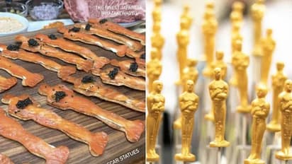 Oscars 2023: ஆஸ்கர் விழா விருந்தில் பரிமாறப்பட உணவுகள்... பார்த்தவுடன் எச்சில் ஊற வைக்கும் சால்மன் மீன்!
