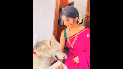 ರಾಣಿ ಪಿಂಕ್ ಮೈಸೂರು ಸಿಲ್ಕ್‌ನಲ್ಲಿ ಬಿಗ್ ಬಾಸ್ ದಿವ್ಯಾ ಉರುಡುಗ; ನಿನ್ನ ನಗುವೇ ಒಡವೆ ಎಂದ ನೆಟ್ಟಿಗರು