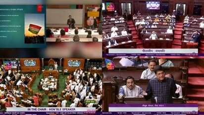 'രാഹുലിനെതിരായ പരാമർശം പിന്വലിക്കും വരെ സഹകരിക്കില്ല'; കോൺഗ്രസ് പ്രതിഷധം, പാർലമെന്റ് ഇന്നും സ്തംഭിച്ചു