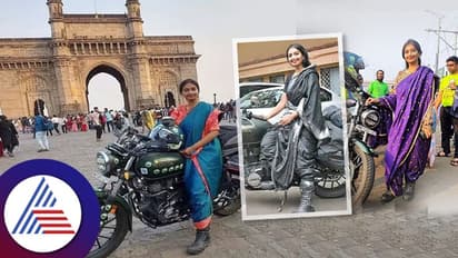 ದೇಶದ ಸಂಸ್ಕೃತಿ ಸಾರಲು ಮರಾಠಿ ಸೀರೆಯುಟ್ಟು ಬೈಕ್ ಸವಾರಿ ಮಾಡೋ ನಾರಿ