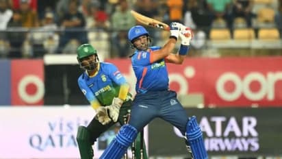 ഉത്തപ്പയുടെ വെടിക്കെട്ട്, ഹഫീസിനെതിരെ സിക്സര്‍ പൂരം; ലെജന്‍ഡ്സ് ലീഗില്‍ തകര്‍പ്പന്‍ ജയവുമായി ഇന്ത്യ മഹാരാജാസ്