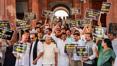 Adani row: Security stepped up outside ED office, Opposition face-off with cops near Parliament