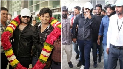 'ದಸರಾ'ಗಾಗಿ ಬೆಂಗಳೂರಿಗೆ ಬಂದ ತೆಲುಗು ಸ್ಟಾರ್ ನಾನಿ; ನ್ಯಾಚುರಲ್ ಸ್ಟಾರ್ಗೆ ಅದ್ದೂರಿ ಸ್ವಾಗತ