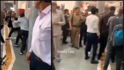 ನ್ಯಾಯಾಲಯದ ಆವರಣದಲ್ಲೇ ವಕೀಲರ ಡಿಶ್ಯೂಂ ಡಿಶ್ಯುಂ... ವಿಡಿಯೋ ವೈರಲ್‌