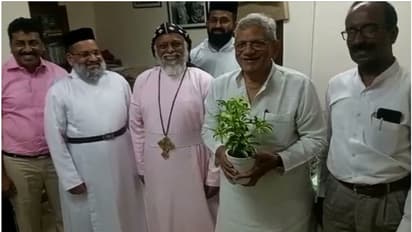 സഭ തർക്കം: നിയമ നിർമാണത്തിൽ നിന്ന് സർക്കാർ പിൻമാറണം; യെച്ചൂരിയെ നേരിൽ കണ്ട് ആവശ്യമറിയിച്ച് ഓർത്തഡോക്സ് വിഭാഗം