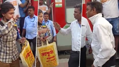 Watch: Drunk TTE misbehaves with female passenger at Bengaluru railway station; suspended