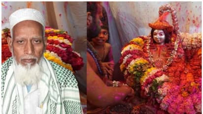 കാശി വിശ്വനാഥന് വേണ്ടി അക്ബാരി തലപ്പാവ് ഉണ്ടാക്കുന്ന മുഹമ്മദ് ഗിയാസുദ്ദീൻ; വാരണാസിയിൽ ഹോളി ഇങ്ങനെയുമാണ്!