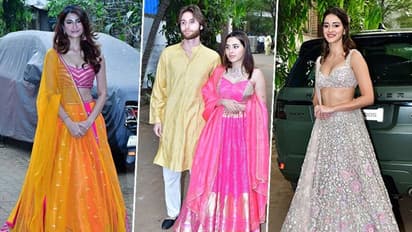 Alanna Panday Sangeet ceremony: Ananya Panday, Aaliyah Kashyap, Palak Tiwari up style game in alluring outfits