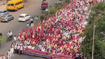 మహారాష్ట్ర రైతుల మార్చ్.. రేపు రైతులతో షిండే-ఫడ్నవీస్ భేటీ