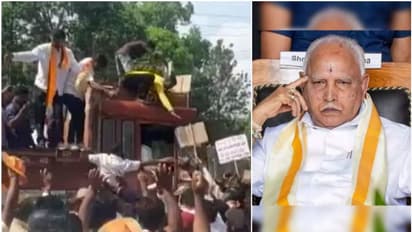 തെരഞ്ഞെടുപ്പ് പ്രചാരണത്തിനെത്തിയ യെദിയൂരപ്പയെ ബിജെപി പ്രവർത്തകർ തടഞ്ഞു, റാലി റദ്ദാക്കി