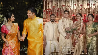 ആശ ശരത്തിന്‍റെ മകള്‍ ഉത്തര ശരത്ത് വിവാഹിതയായി; വീഡിയോ