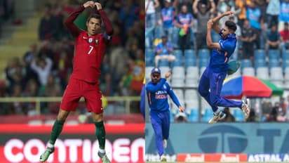 റൊണാള്ഡോയുടെ ഗോളാഘോഷം അനുകരിക്കുന്നത് എപ്പോഴൊക്കെ?, ആ രഹസ്യം വെളിപ്പെടുത്തി മുഹമ്മദ് സിറാജ്-വീഡിയോ