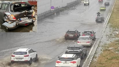 ಒಂದೇ ಮಳೆಗೆ ಬೆಂಗಳೂರು- ಮೈಸೂರು ಎಕ್ಸ್‌ಪ್ರೆಸ್‌ವೇ ಬಣ್ಣ ಬಯಲು: ರಸ್ತೆಯಲ್ಲೇ ಕೆಟ್ಟು ನಿಂತ ವಾಹನಗಳು