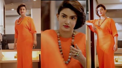 ഓറഞ്ചിൽ അതീവ സുന്ദരിയായി ഹണി റോസ്; വീഡിയോ വൈറൽ