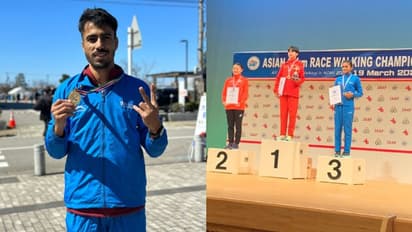 Asian Race Walking Championships - 20 கி.மீ பிரிவில் அக்ஷ்தீப் சிங் தங்கம், பிரியங்கா வெண்கலம் வென்று சாதனை!