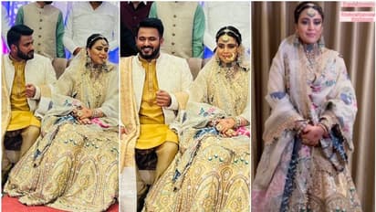 ಪಾಕ್ ಡಿಸೈನರ್ ಲೆಹಂಗಾದಲ್ಲಿ ಮಿಂಚಿದ ನಟಿ ಸ್ವರಾ ಭಾಸ್ಕರ್; ಆರತಕ್ಷತೆ ಫೋಟೋ ವೈರಲ್