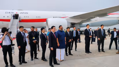'Privileged to welcome PM of Japan...' Rajeev Chandrasekhar receives Fumio Kishida at Delhi airport