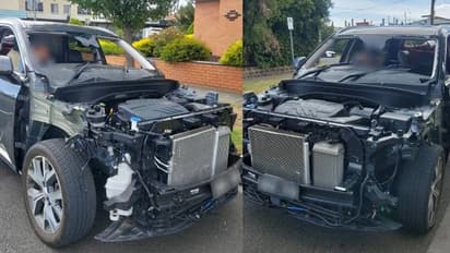 മുൻവശം തകർന്ന വാഹനവുമായി യുവതി റോഡിൽ, 40 മിനിറ്റ് സഞ്ചരിച്ചു, പിഴയീടാക്കി പൊലീസ്