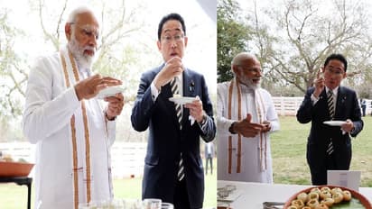 ಜಪಾನ್‌ ಪ್ರಧಾನಿ ಕಿಶಿದಾ ಜೊತೆ ಪಾರ್ಕ್‌ನಲ್ಲಿ ಗೋಲ್ಗಪ್ಪ, ಲಸ್ಸಿ ಸವಿದ ಪ್ರಧಾನಿ ಮೋದಿ!