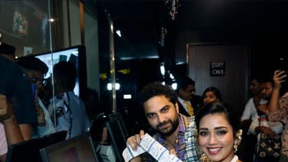 தியேட்டரில் டிக்கெட் விற்ற நிவேதா பெத்துராஜ் - எல்லாம் இதற்காக தானா... இது நல்ல ஐடியாவா இருக்கே! 