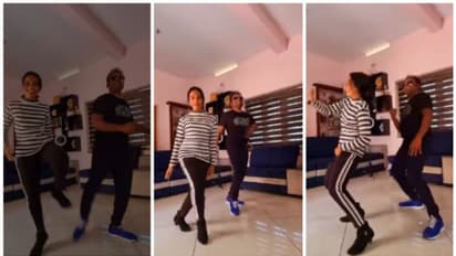 പഠാന്‍ സ്റ്റെപ്പ്: തകര്‍ത്ത് വാരിയ ബിജുകുട്ടന്‍റെയും മകളുടെയും ഡാന്‍സ് വൈറലായി