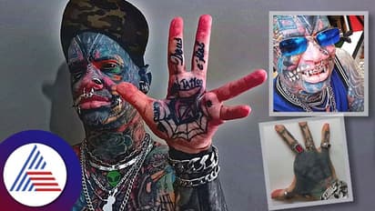 ಅನ್ಯಗ್ರಹ ಜೀವಿಯಂತೆ ಕಾಣಿಸಲು ತೋರು ಬೆರಳ ಕತ್ತರಿಸಿಕೊಂಡ ಭೂಪ!