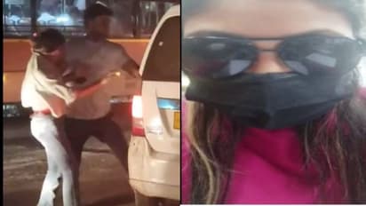 യുവതിയെ കോളറിന് പിടിച്ച് കാറിലേക്ക് തള്ളിയിടുന്ന വീഡിയോ വൈറൽ, 'അവനും ഞാനും തമ്മിൽ ചെറിയ തര്ക്കമെന്ന് യുവതി