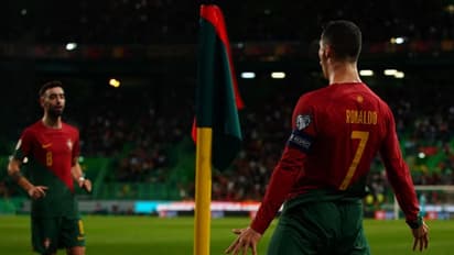'Siuuu': Portugal's Ronaldo 'proud' to be most capped men's international footballer